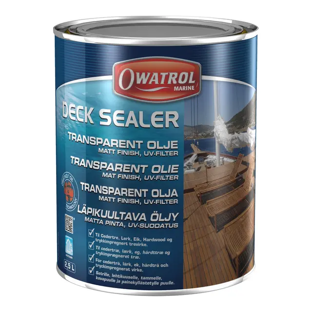 OWATROL  Deck Sealer Passer alle tre typer - 1l 