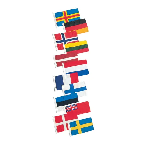 Gjesteflagg Vevet polyester - 30x19 cm