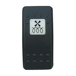 ROCA Trykknapp Varmluft bryter m&#229; kj&#248;pes separat