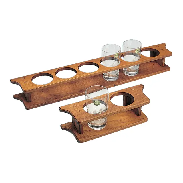 ROCA Glasstativ teak 2 hull For 2 glass. Hull Ø 70 mm 