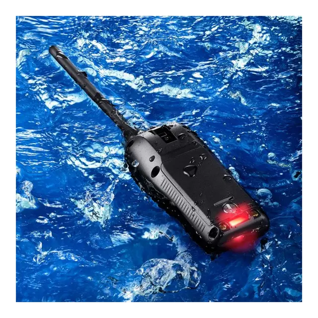 ICOM Håndholdt VHF, IC-M37E 6W, IP68 - flyter i vann 