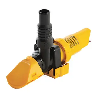 WHALE Lensepumpe Supersub Automatisk 12V Kap: 2460 l/t - m/niv&#229;bryter - liggende