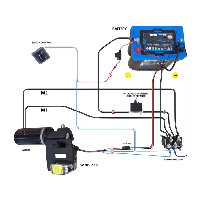 QUICK Kabelsett for Balder- 900w 