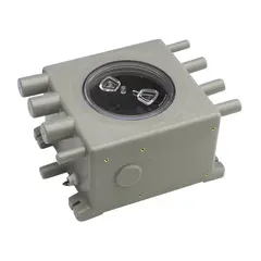 WHALE Avløpstank 8L m/nivåbryter 12/24V - 8 tilkoblinger