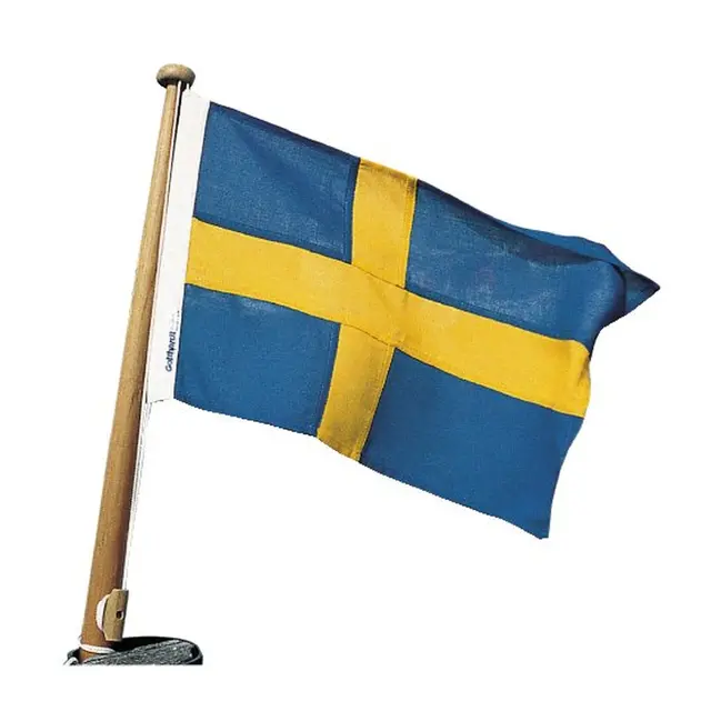 Gjesteflagg Sverige 30 x 19 cm. 