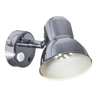 FRILIGHT Vegglampe &quot;Classic&quot; LED, Krom G4 SMD, 1,4W, 8-30V, 3200K (Varmhvit)