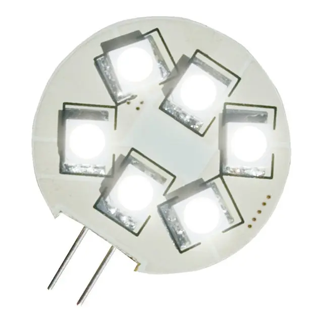 BÅTSYSTEM LED Pære G4, sidestift 6x SMD, 8-30V, 1,3W, 3200K (varmhvit) 