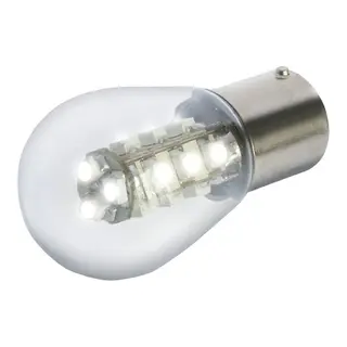 BÅTSYSTEM LED Pære - Bajonett BA15S 15x mSMD, 8-30V, 1,5W, 3200K (varmhvit)