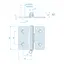 ROCA Hengsel 92 x 82mm