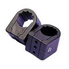 UCIX 2X, Pulpit/Rekkefeste - Dobbelfeste Hvit - Passer for &#216;25mm r&#248;r