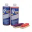 SNAPPY Teak Care Kit - Dyprens / Fornyer Flaske 1+2 (2x950ml), B&#248;rste 1+2