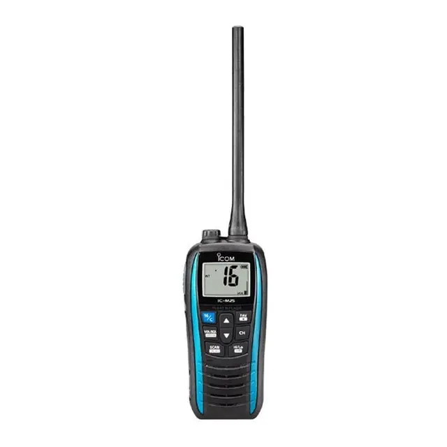 ICOM Håndholdt VHF, IC-M25 #25 Blue Flyter og blinker i vann 