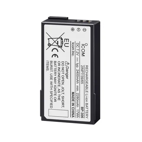 ICOM Li-Ion BP-306 Batteri Passer til IC-M94