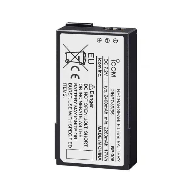 ICOM Li-Ion BP-306 Batteri Passer til IC-M94 