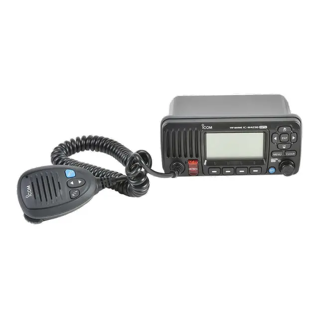 ICOM  IC-M423GE Stasjonær VHF m/ DSC & innebygget GPS - Sort 