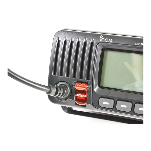 ICOM  IC-M423GE Stasjonær VHF m/ DSC & innebygget GPS - Sort 