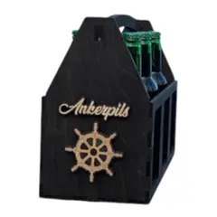 &#216;lkasse - Ankerpils h&#229;ndlaget m/ symbol
