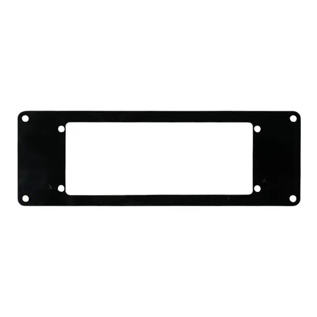 Innfellingsplate, spesialtilpasset - 3mm Sort - 250x120 maks - for stereo, VHF mm 