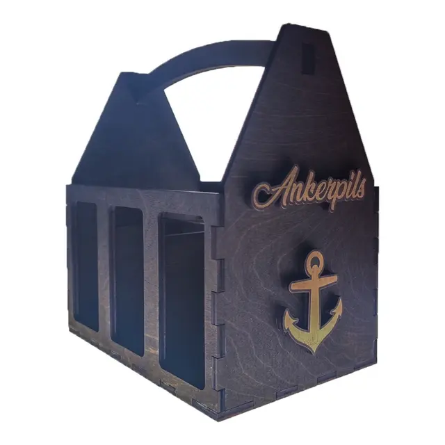 Ølkasse - Ankerpils Håndlaget - m/ Ankersymbol 