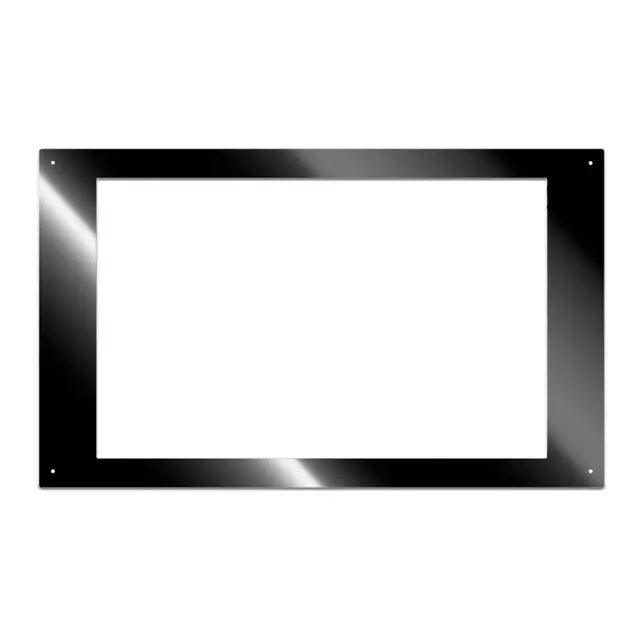 Innfellingsplate, spesialtilpasset - 3mm Sort - 590x300 maks - for kartplotter mm 