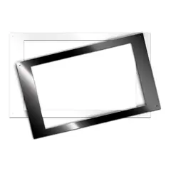 Innfellingsplate spesialtilpasset - Stor 590 x 300 mm maks - for kartplotter mm