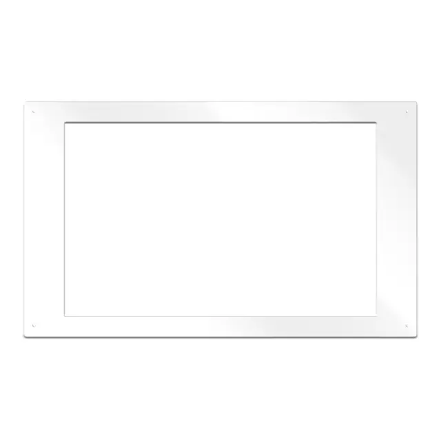 Innfellingsplate, spesialtilpasset - 5mm Hvit - 590x300 maks - for kartplotter mm 
