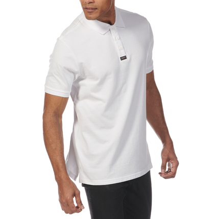 TShirt MUSTO ESSENTIAL Pique Polo Hvit Str S 82133002S
