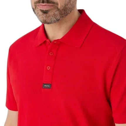TShirt MUSTO ESSENTIAL Pique Polo True Red Str L 82133169L