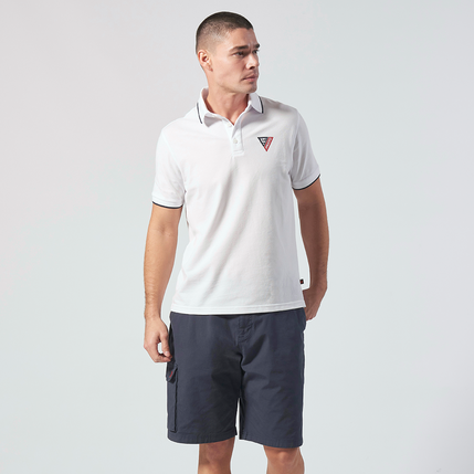 TShirt MUSTO Sardinia Polo Shirt 20 Hvit Str L 82323002L