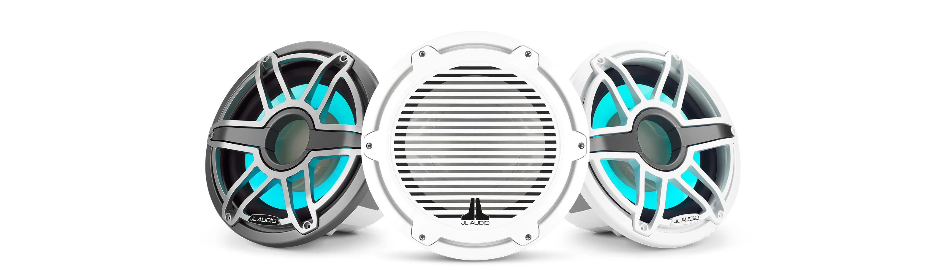 Device JL AUDIO M7 Marine Subwoofer 12 Klassisk hvit front 4 Ohm 600W 0100328500