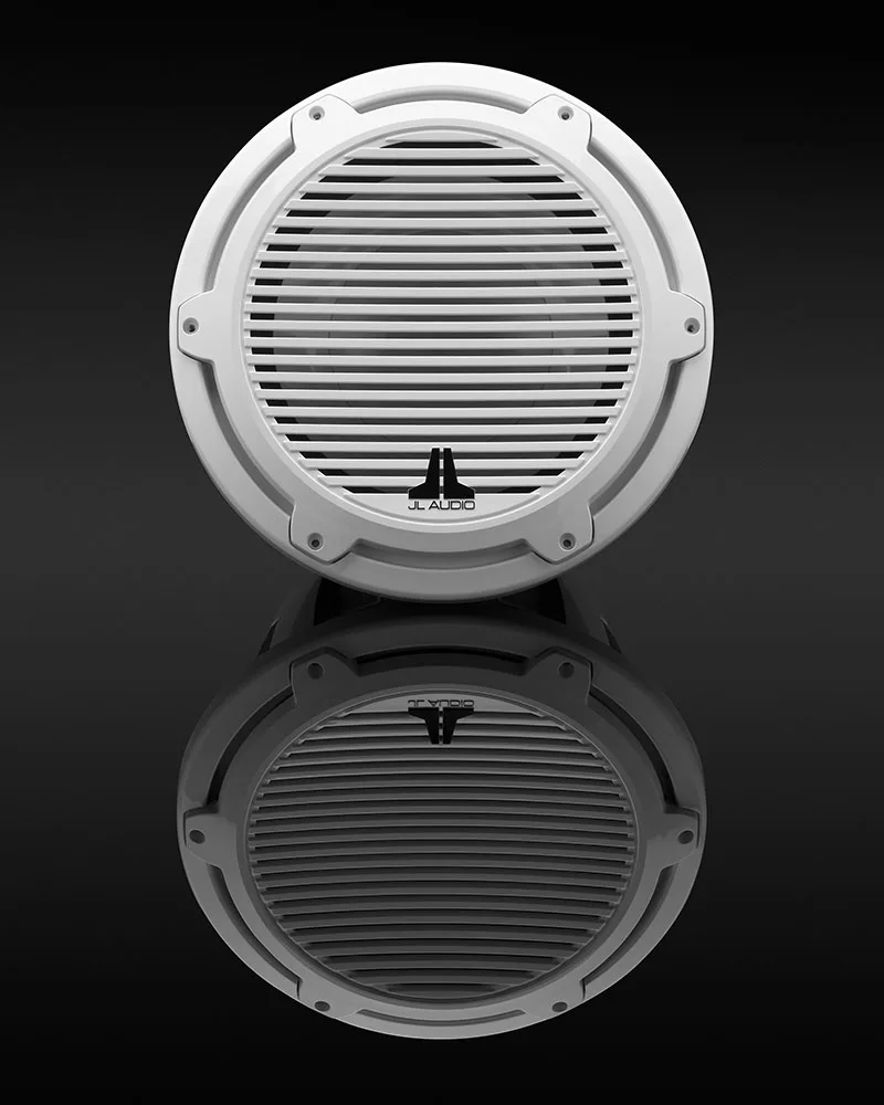 Device JL AUDIO M7 Marine Subwoofer 12 Klassisk hvit front 4 Ohm 600W 0100328500