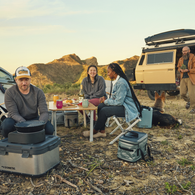 Strandstol DOMETIC GO Kompakt Campingstol CMP C1 Grå 9600050815