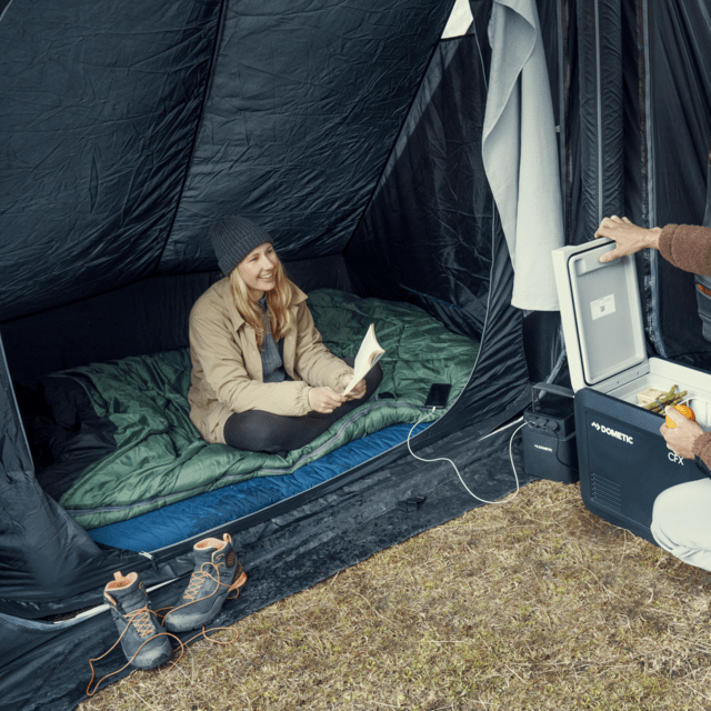 Strandstol DOMETIC GO Camp varmematte Personlig campingvarmer justerbar varme 9600051014