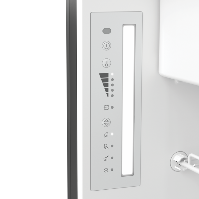 Kjøleskap DOMETIC NRX 115C 113L front i mørk sølvfarge 9620001485