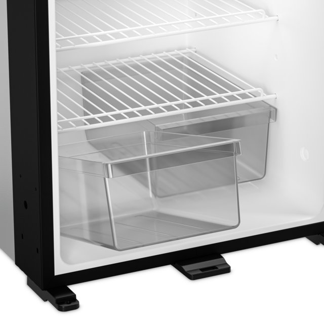 Kjøleskap DOMETIC NRX 115C 113L front i mørk sølvfarge 9620001485