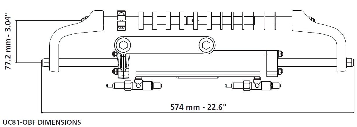 Styresylindre ULTRAFLEX Sylinder UC81OBF 1002605