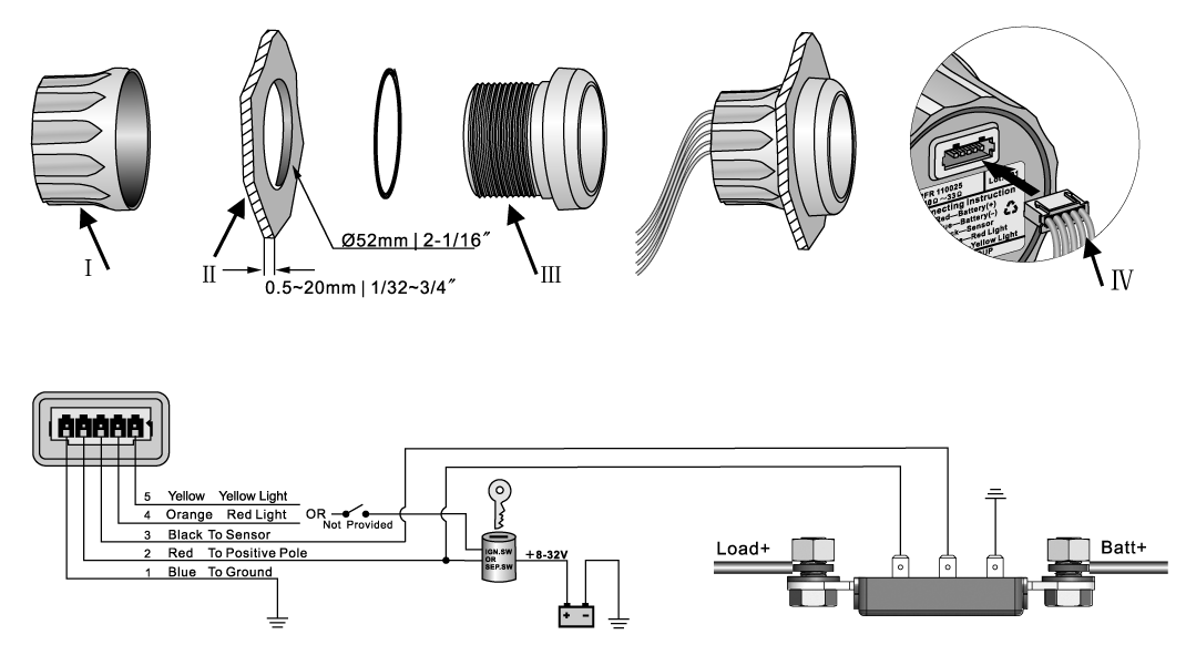 Instrumentklokker WEMA Amperemeter digital 150 A Sort 1003615