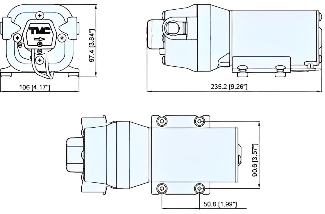 Trykkvannspumper TMC Spylesett 12V 3
