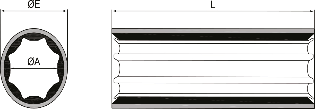 Diverse TOR MARINE Vannsmurt gummilager komp 35x48x139 1046831