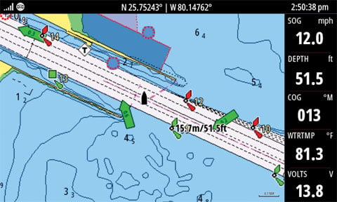 Kartplotter SIMRAD Cruise 9 m 20083 kHz svinger ekkolodd 00015000001