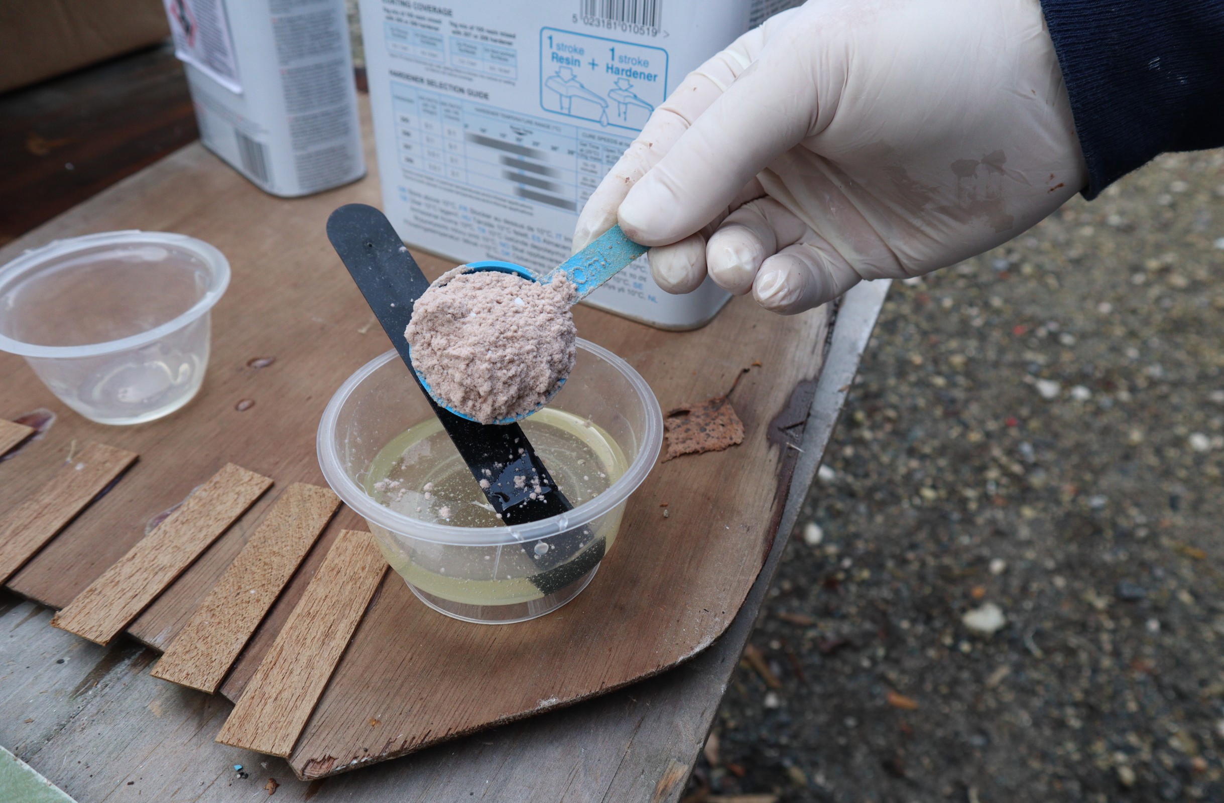 Lim WEST SYSTEM G5 Hurtigepoxy 200 g Herdet på 5 min 1085020