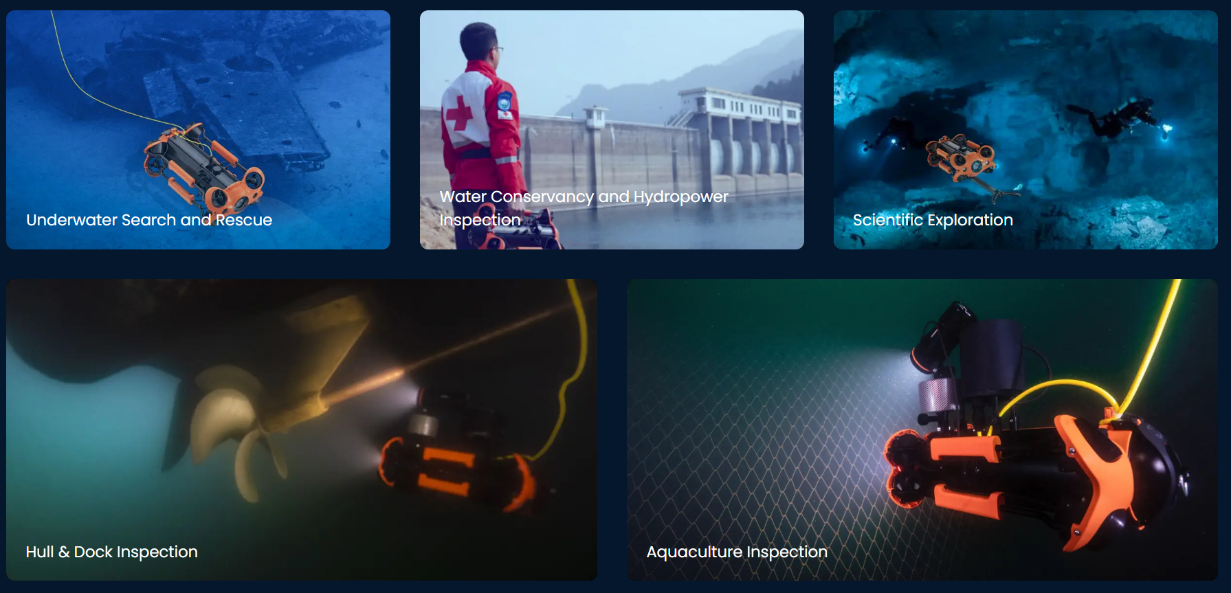 Undervannsdrone ROV Proff CHASING M2 Pro ROVUndervannsdrone 200m kabel fjernkontroll 115586