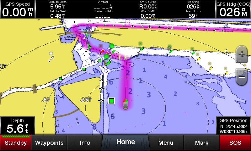 Kartplotter GARMIN GPSmap 922xs KartplotterEkkolodd 9 Multitouch 1024x600 px usvinger 0100173902