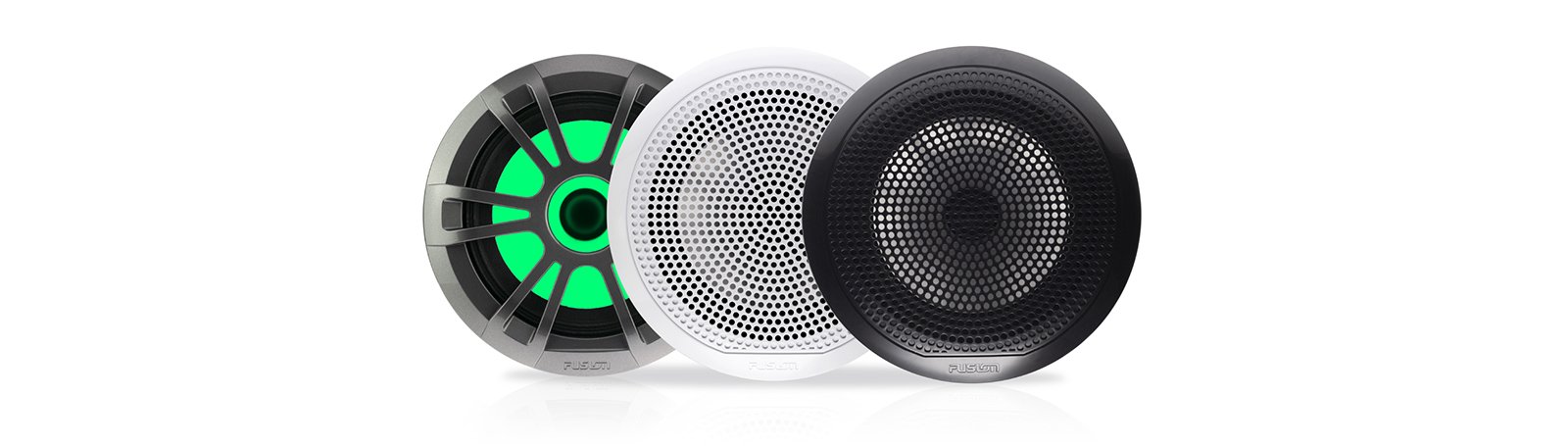Båthøyttaler FUSION EL Serieshøyttalere 65 80watts sort sports høyttaler par 0100208010