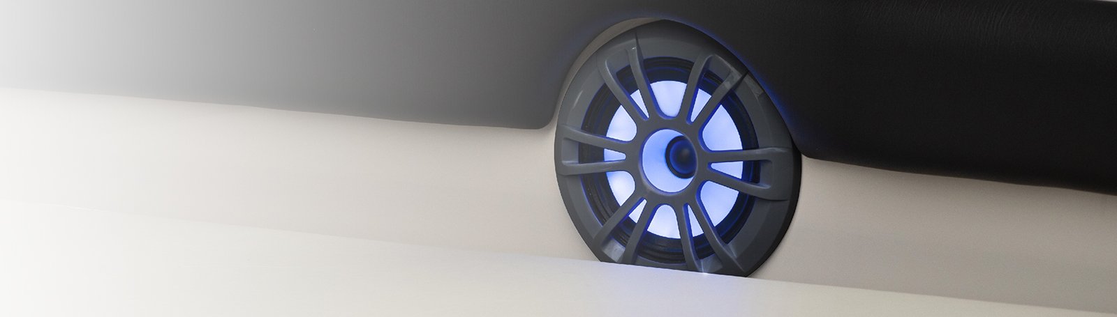 Båthøyttaler FUSION EL Serieshøyttalere 65 80watts sort sports høyttaler par 0100208010