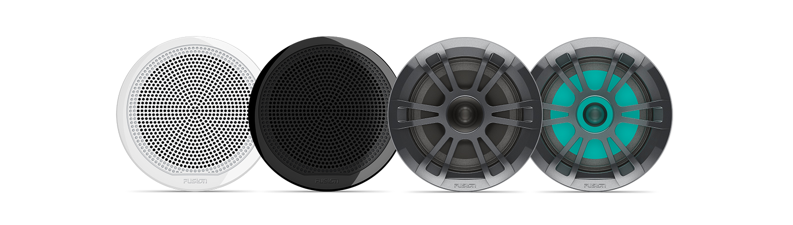 Båthøyttaler FUSION ELSerie Høyttalere 65 80watts hvit klassik ELF653W
