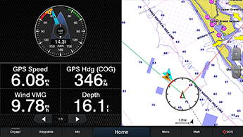 Marine GARMIN GPSMAP 8416 16 Multifunksjonsskjerm 194