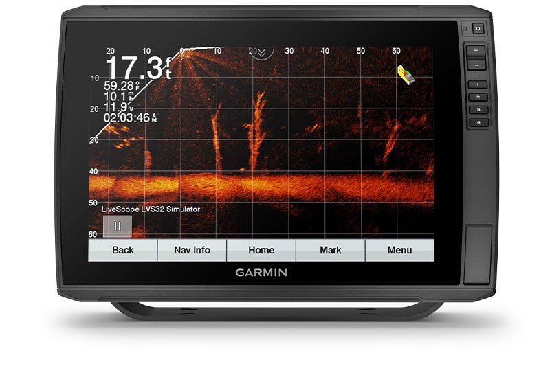 Kartplotter GARMIN ECHOMAP Ultra 102sv 10 kartplotterekkolodd usvinger 0100211100