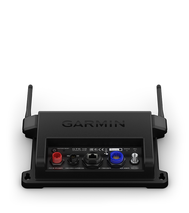 GPS Sporing GARMIN OnDeck™ Hub inkl sensorer Mobilovervåkning og for båten 0100213400