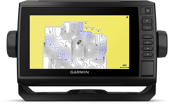 Kartplotter GARMIN ECHOMAP UHD 72cv 7 ClearVü inkl GT24UHDTMsvinger 0100233301